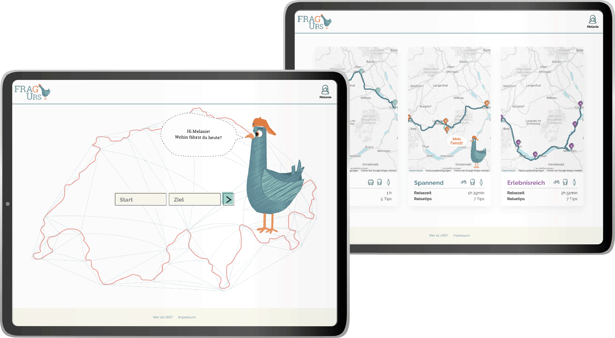 Bild von Web-App Frag Urs